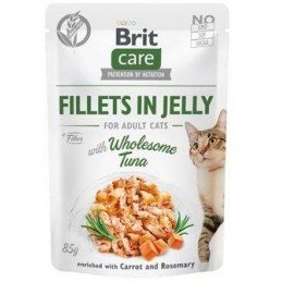 Brit Care Cat Fillets in Jelly with Wholesome Tuna 85g