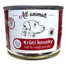 All Animals DOG Krůtí kousky 200g