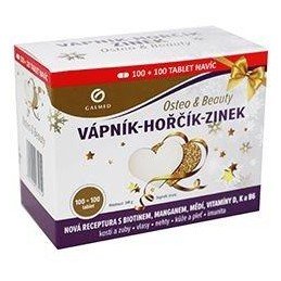 Vápník-Hořčík-Zinek Osteo&Beauty 2x100tbl Galmed