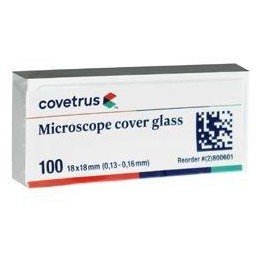 Mikroskla krycí 18x18mm CVET 100ks