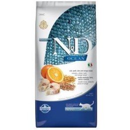 N&D OCEAN CAT LG Adult Codfish & Orange 10kg