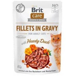 Brit Care Cat Fillets in Gravy Hearty Duck 85g