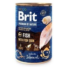 Brit Premium Dog by Nature  konz Fish & Fish Skin 400g