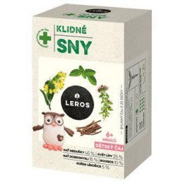 Čaj Leros Dětský čaj Klidné sny 20x1,5g sacc