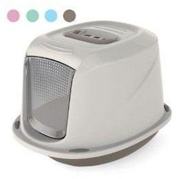 WC kočka Galaxy kryté s filt.45x36x32cm šedo-hnědá