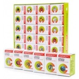 Obinadlo elast. CoPoly 7,5cmx 4,5m MIX POTISK 20ks BOX