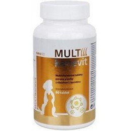 MULTIkanevit tablety pro psy a kočky 80 tbl