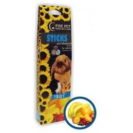 FINE PET Tyčinka Hlodavec ovoce 2ks/110g