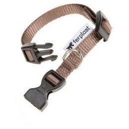 Obojek nylon CLUB C 32cmx10mm hnědý FP 1ks