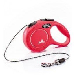 Vodítko FLEXI Classic NEW XS lanko 3m/8kg červená