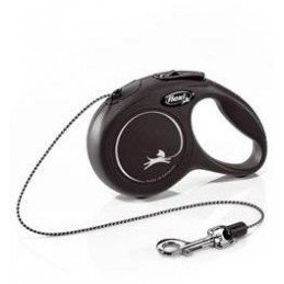 Vodítko FLEXI Classic NEW XS lanko 3m/8kg černá