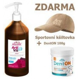 VITAR Veterinae ArtiVit Sirup 1000ml+DentON100+kšilt b