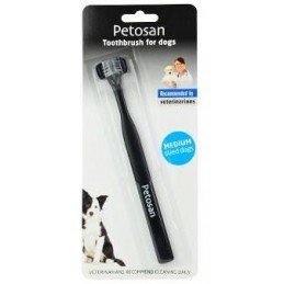 Petosan zubní kartáček dvouhlavý pro psy Medium