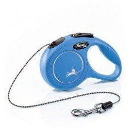 Vodítko FLEXI Classic NEW XS lanko 3m/8kg modrá