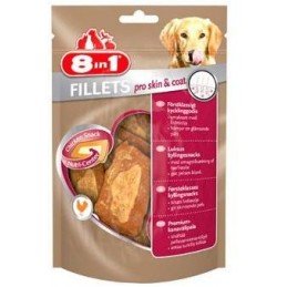Pochoutka 8in1 Fillets pro skin&coat S 80g