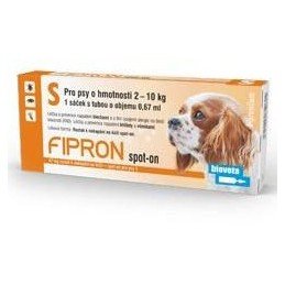 Fipron 67mg Spot-On Dog S sol 1x0,67ml