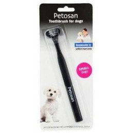 Petosan zubní kartáček dvouhlavý pro psy Small