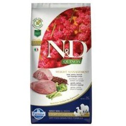 N&D Quinoa DOG Weight Management Lamb & Broccoli 7kg