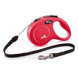 Vodítko FLEXI Classic NEW S lanko 8m/12kg červená