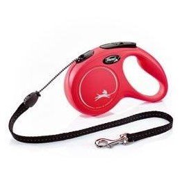 Vodítko FLEXI Classic NEW M lanko 5m/20kg červená