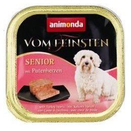 Animonda paštika Senior krůtí srdíčka pes 150g
