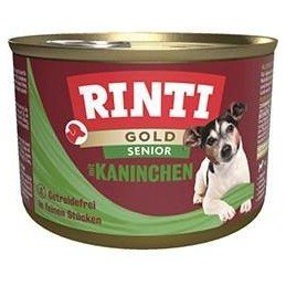Rinti Dog Gold Senior konzerva králík 185g