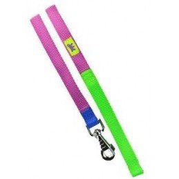 Vodítko nylon CLUB G 20mmx120cm fialovo-zelené FP 1ks