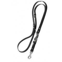 Vodítko kožené NATURAL GA 200cmx18mm, černé FP 1ks