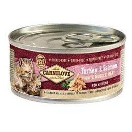 Carnilove White konz Mus Meat Turkey&Salmon Kitten100g
