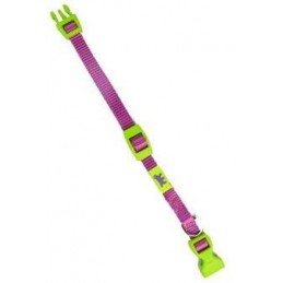 Obojek nylon CLUB C 32cmx10mm světle fialový FP 1ks