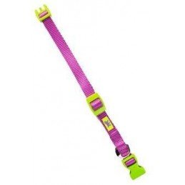 Obojek nylon CLUB C 44cmx15mm světle fialový FP 1ks