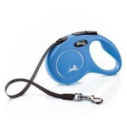 Vodítko FLEXI Classic NEW S pásek 5m/15kg modrá