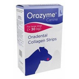 Orozyme plátky žvýkací pro psy L nad 30kg 141g