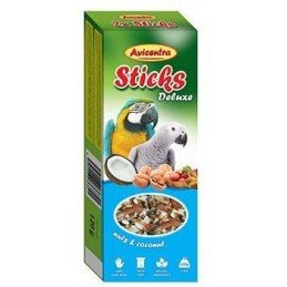 Avicentra tyčinky velký papoušek - ořech+kokos 2ks