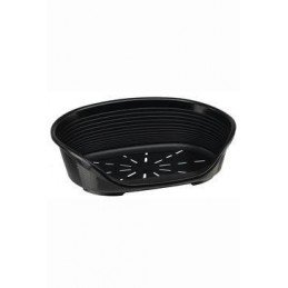 Pelech plast SIESTA DLX 12 černý 111x80x33cm FP 1ks