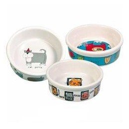 Miska keramická kočka s motivem mix 200ml 11cm TR