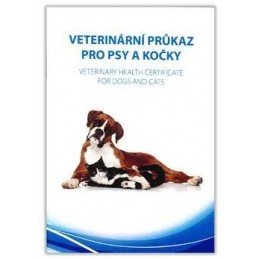 Očkovací průkaz pes/kočka Dyntec mezinárodní 1ks