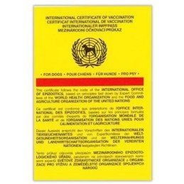 Očkovací průkaz pro psy mezinárodní Intervet 1ks