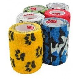 Obinadlo elast. CoPoly 7,5cm x 4,5m MIX POTISK 12ks