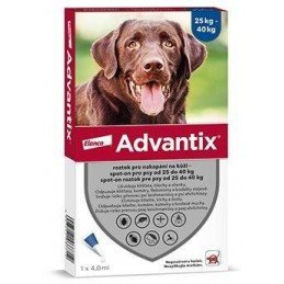 Advantix Spot On 1x4ml pro psy nad 25-40kg (1 pipeta)