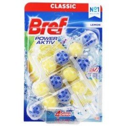 Wc čistič Bref 4 Formula Lemon závěs 3x50g kuličky