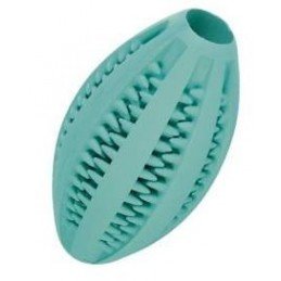 Dentafun Hračka pes RUGBY s mátou Zelený 11cm TR