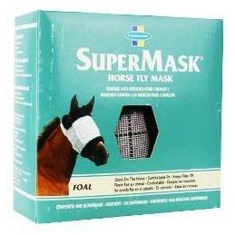 FARNAM Supermask II bez uší vel. FOAL/PONNY šedo-černá