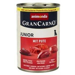 Animonda GRANCARNO konz. JUNIOR hov/krůt srdce 400g
