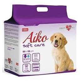 Podložka absorb. pro psy Aiko Soft Care 60x58cm 100ks