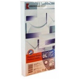 Obálka dl. bílá samolep. okénko DL 50ks 110x220mm