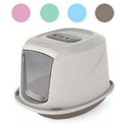 WC kočka Galaxy kryté s filt. 45x36x32cm šedo-růžová