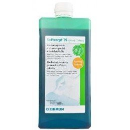 Softasept N 1000ml barvený,dezinfekce kůže,sliznic,ran