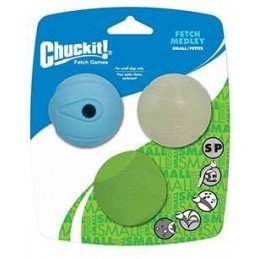 Hračka pes Chuckit Fetch Medley S 5cm/3ks