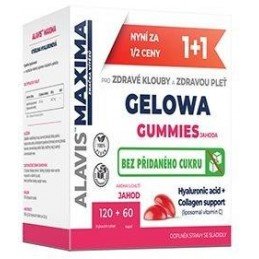 Alavis MAXIMA Gelowa Gummies jahoda 120tbl+60cps